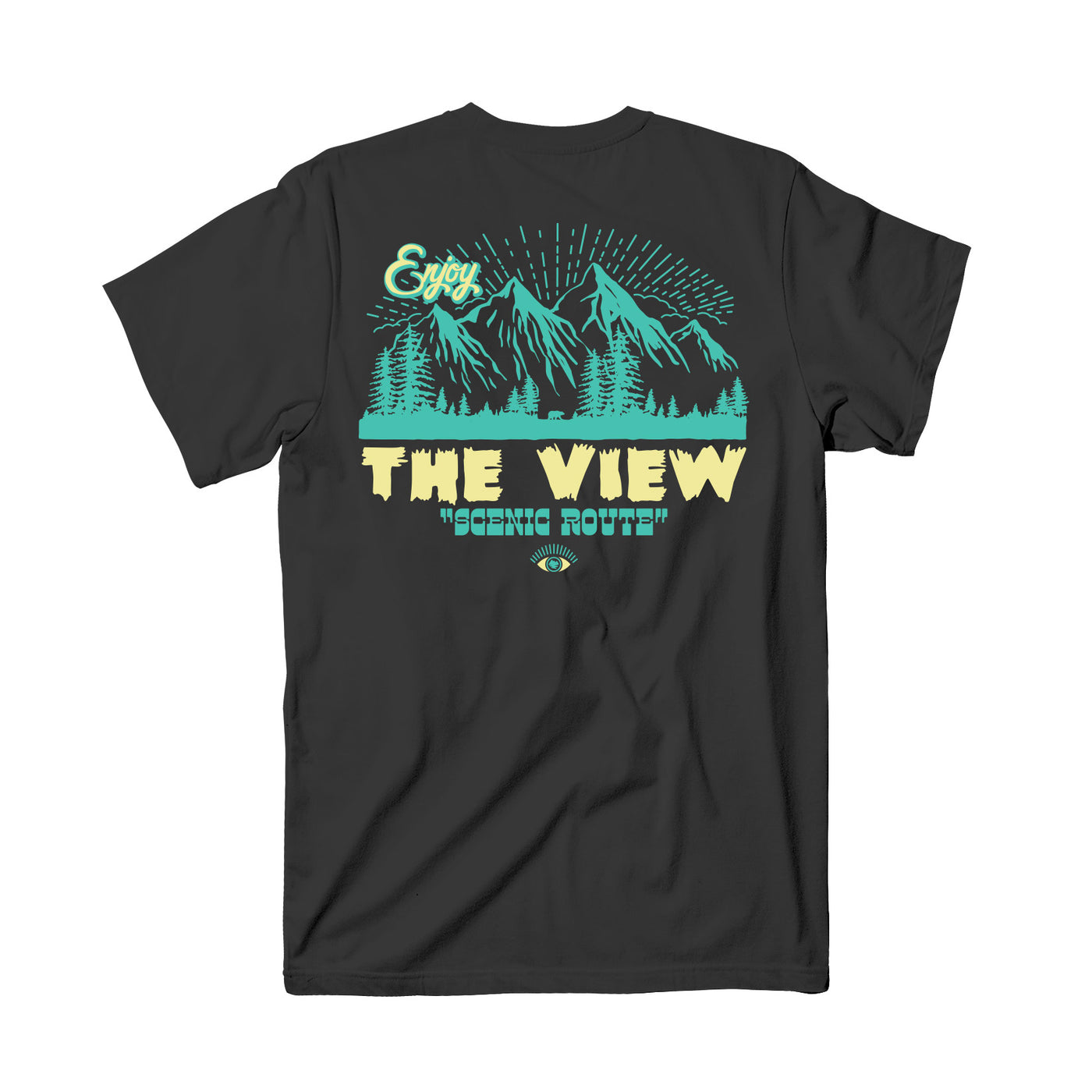 Enjoy The View Tee - Black
